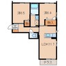 南海本線/和歌山市駅 バス:28分:停歩6分 1階 築9年 2LDKの間取り