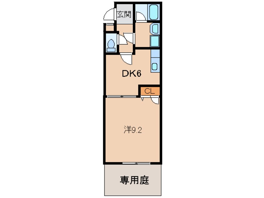 間取図 きのくに線・紀勢本線/和歌山市駅 バス6分花王橋下車:停歩11分 1階 築16年