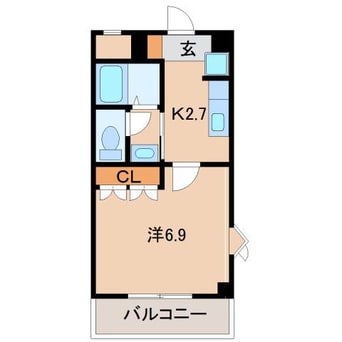間取図 和歌山電鉄貴志川線/神前駅 徒歩10分 2階 築15年