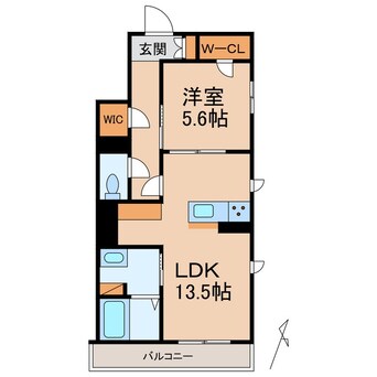 間取図 阪和線・羽衣線/和歌山駅 徒歩15分 2階 建築中