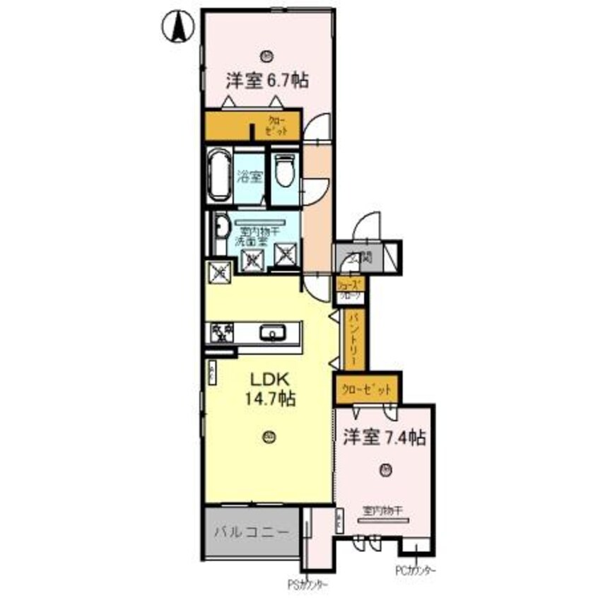 間取図 南海本線/和歌山市駅 徒歩21分 2階 建築中