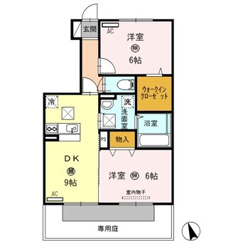 間取図 南海加太線/東松江駅 徒歩11分 1階 築14年