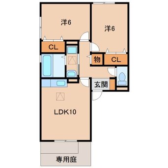 間取図 和歌山電鉄貴志川線/神前駅 徒歩11分 1階 築15年