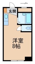 ローズ本町の間取図