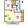 きのくに線・紀勢本線/紀三井寺駅 徒歩25分 2階 築20年 2LDKの間取り