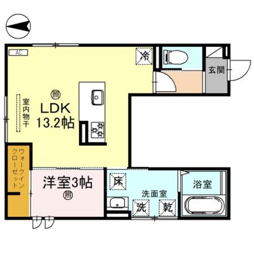 間取図 和歌山電鉄貴志川線/神前駅 徒歩9分 1階 建築中