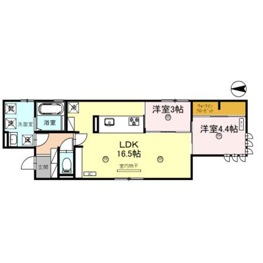 間取図 和歌山電鉄貴志川線/神前駅 徒歩9分 1階 建築中