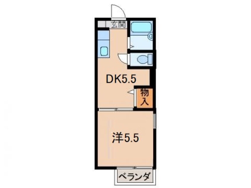 間取図 南海加太線/中松江駅 徒歩5分 2階 築26年