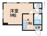 新栄ビル 1Kの間取り