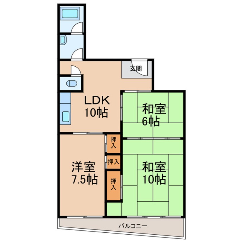 間取図 山喜第１ビル