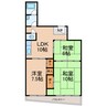 山喜第１ビル 3LDKの間取り