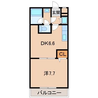 間取図 きのくに線・紀勢本線/紀三井寺駅 徒歩15分 2階 築16年