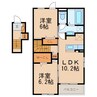 南海本線/紀ノ川駅 徒歩27分 2階 築4年 2LDKの間取り