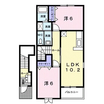 間取図 和歌山線/打田駅 バス10分勢田下車:停歩3分 2階 築18年