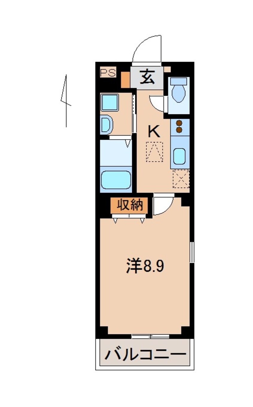 間取図 きのくに線・紀勢本線/和歌山駅 徒歩11分 1階 築3年