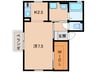阪和線・羽衣線/六十谷駅 徒歩6分 2階 築21年 1Kの間取り