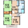 和歌山線/岩出駅 バス:15分:停歩12分 2階 築33年 3DKの間取り