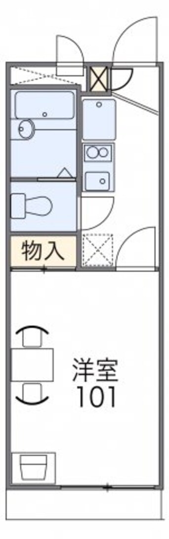 間取図 レオパレスコスモーＳ