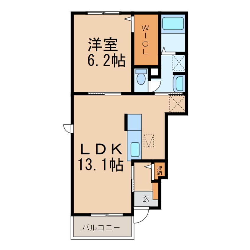 間取図 和歌山線/高野口駅 徒歩14分 1階 築4年