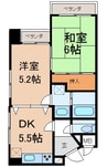 アダージョ 2DKの間取り