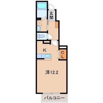 間取図 和歌山電鉄貴志川線/岡崎前駅 徒歩13分 1階 築15年