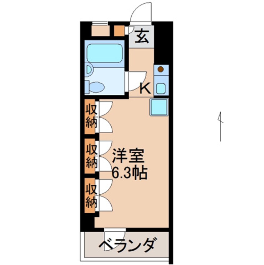 間取図 ライズワン和歌山St