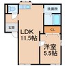 阪和線・羽衣線/六十谷駅 徒歩20分 1階 築37年 1LDKの間取り