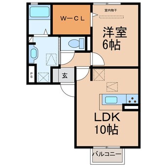 間取図 和歌山線/岩出駅 徒歩35分 1階 築4年