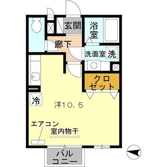 間取図 阪和線・羽衣線/紀伊駅 バス10分山村下車:停歩8分 2階 築16年