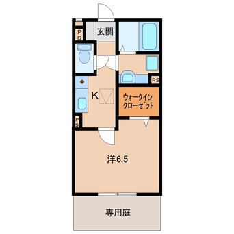 間取図 阪和線・羽衣線/和歌山駅 バス10分雄松町三丁目下車:停歩5分 1階 築19年