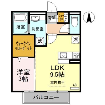 間取図 南海本線/和歌山市駅 バス12分堀止下車:停歩7分 2階 築6年