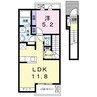 阪和線・羽衣線/紀伊中ノ島駅 徒歩17分 2階 築9年 1LDKの間取り