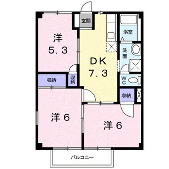 間取図 和歌山線/紀伊山田駅 徒歩5分 1階 築29年