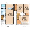 シアラ吹上Ⅰ 3LDKの間取り