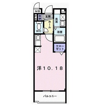 間取図 阪和線・羽衣線/紀伊中ノ島駅 徒歩9分 3階 築12年