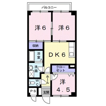 間取図 阪和線・羽衣線/和歌山駅 徒歩5分 3階 築29年
