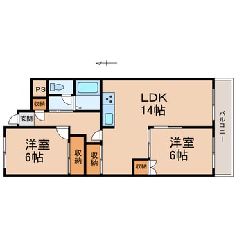 間取図 ニューハイツ光陽B棟