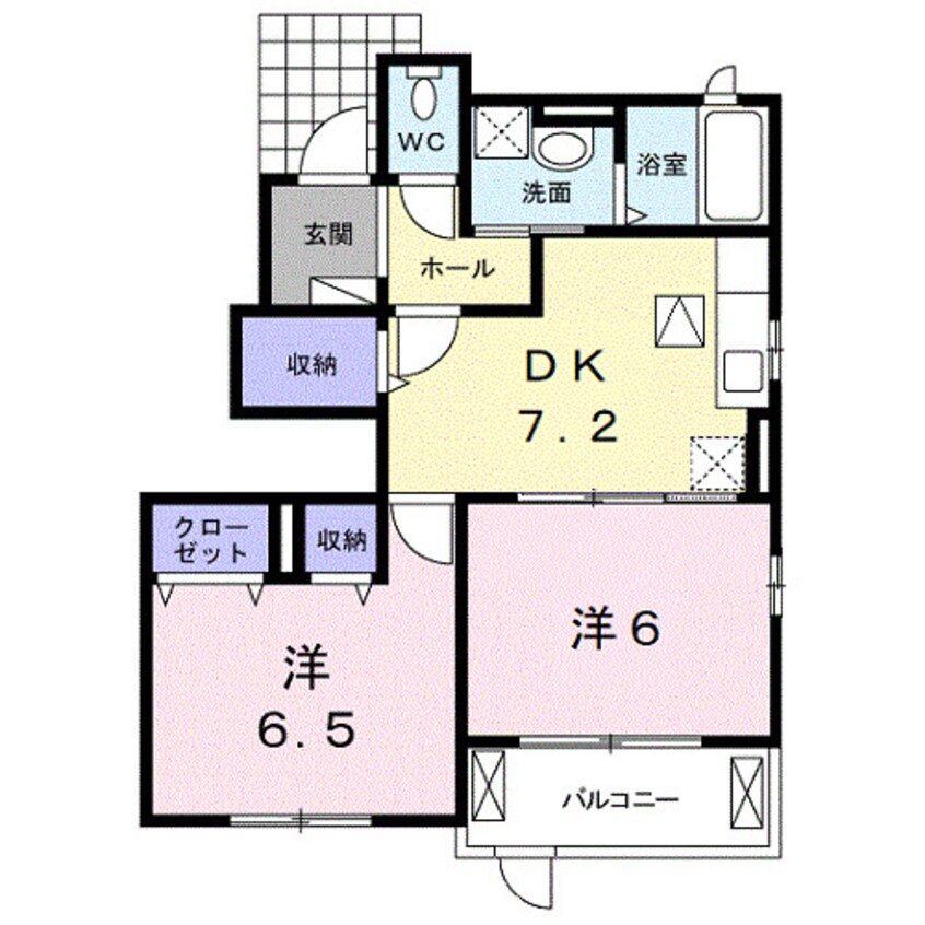 間取図 南海和歌山港線/和歌山港駅 徒歩28分 1階 築5年