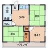 前田マンション 3DKの間取り