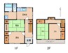 一戸建14575 4DKの間取り