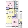 きのくに線・紀勢本線/海南駅 徒歩14分 2階 築19年 2LDKの間取り