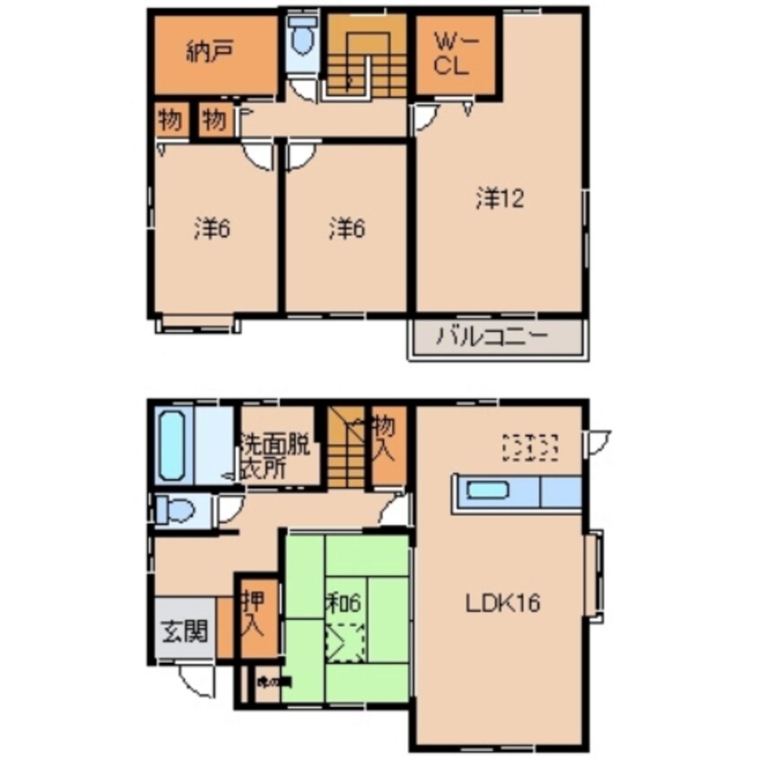 間取図 一戸建5944