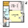 【集合分譲】秋月ⅡPJ 1LDKの間取り