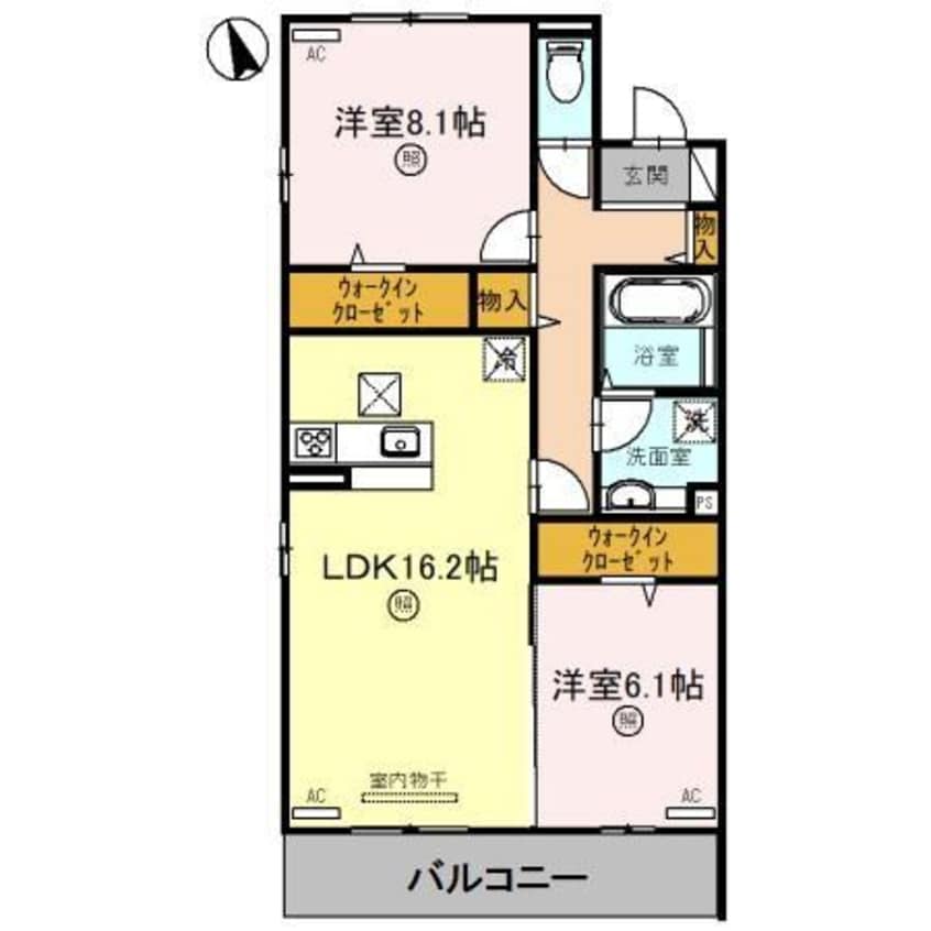 間取図 ミル・クレール和歌浦シーサイドヴィラ