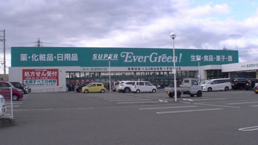 スーパーエバグリーン四ヶ郷店(スーパー)まで1299m フジパレス太田