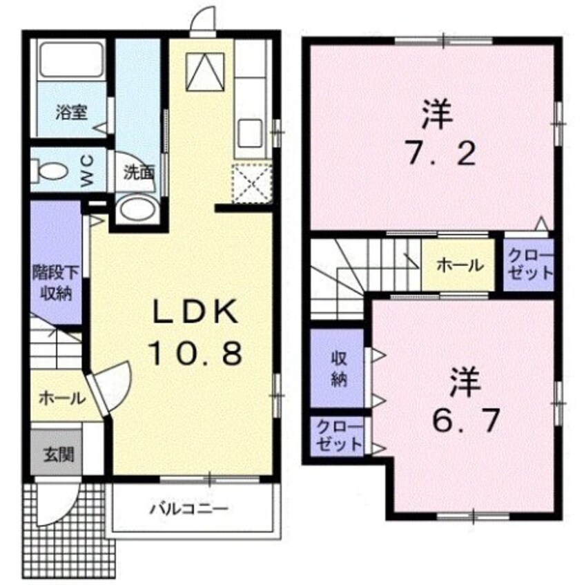 間取図 ベリエ・エトワールⅠ