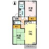 セジュールＭＹ 2DKの間取り