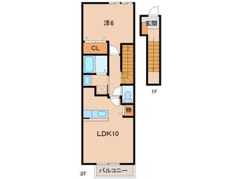 間取図 ハーベスト弐番館