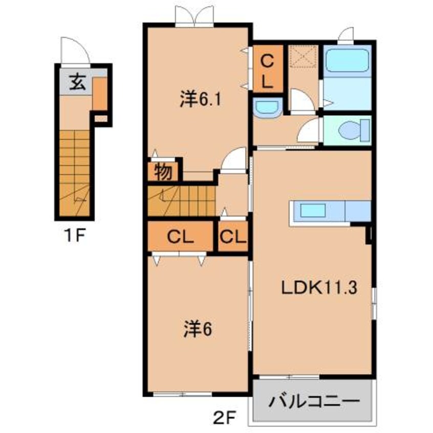 間取図 レジデンス・リオⅠ