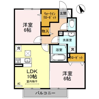 間取図 レジデンス フィーユ　A棟